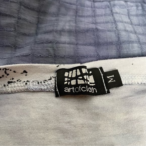 Art of Cloth Ombré 3/4 Sleeve Top Sz M - Picture 3 of 8